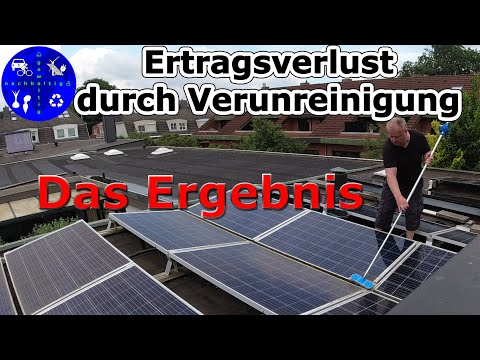 Verlieren Photovoltaik Module durch Verunreinigungen an Leistung?
