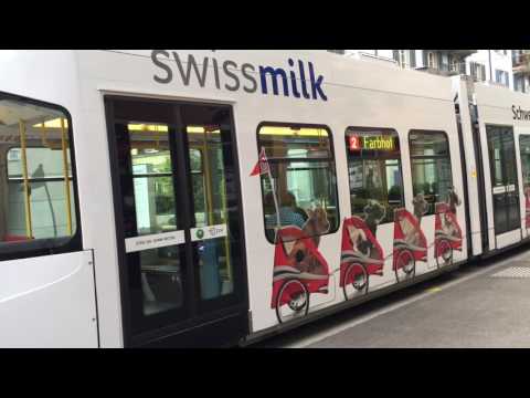 Swiss Milk Tram No.2 "Farbhof" Zürich, Switzerland