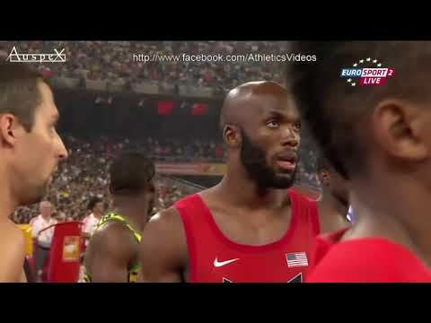 Finale 4x400 uomini Pechino 2015 - campionati mondiali