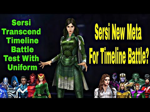 Sersi Transcend Timeline Battle Guide With New Uniform & Sersi Worth For PVP? - Marvel Future Fight