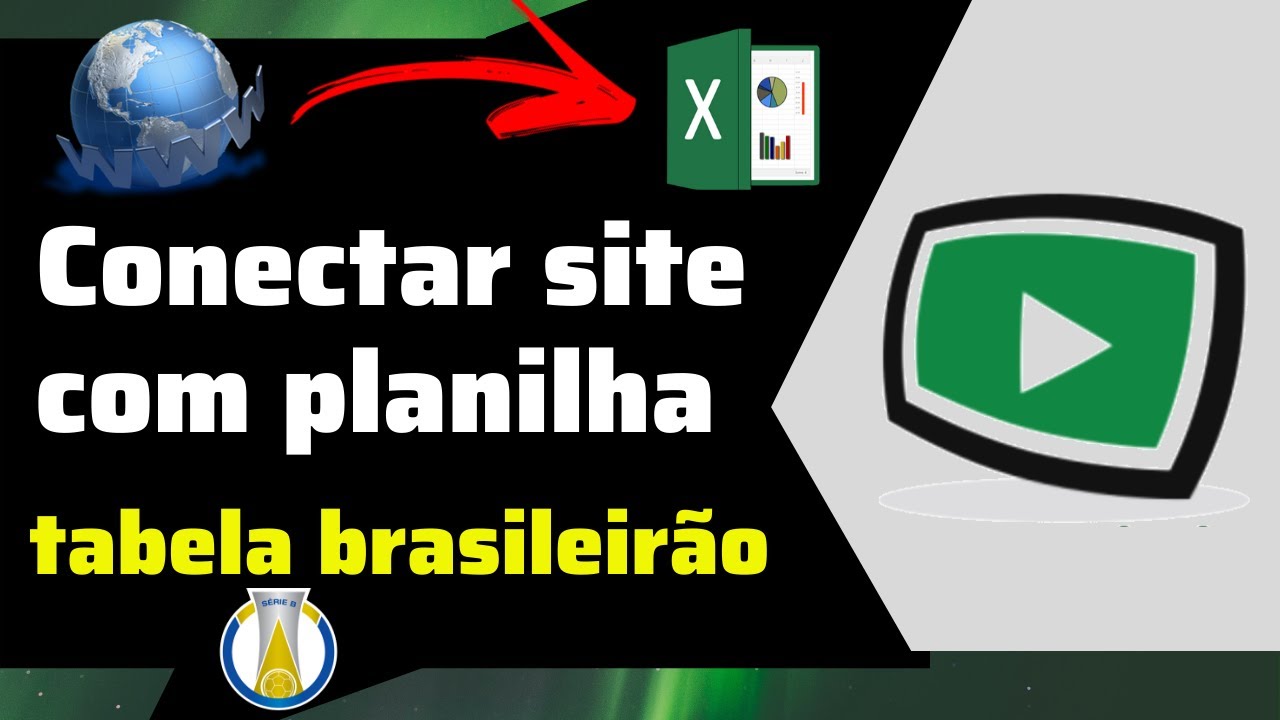 Como conectar site com planilha atualização automática tabela brasileirão