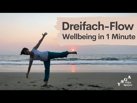 Dreifach-Flow | Schultern & Rücken lockern in 1 Minute | Yoga für Einsteiger mit Shakti