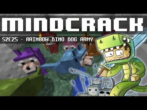 Minecraft: Mindcrack S2E25 - Rainbow Dino Dog Army