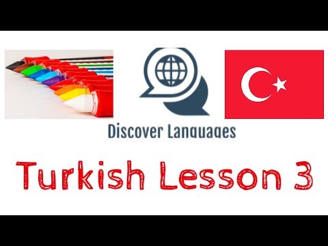 Turkish Lesson 3 - Colours