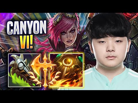 CANYON DESTROYING WITH VI! - DK Canyon Plays Vi JUNGLE vs Graves! | Season 2022