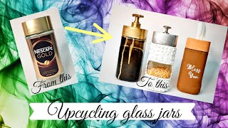 Ways to repurpose glass jars/Upcycling empty glass jars
