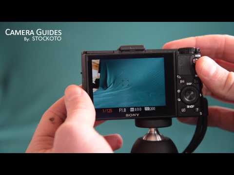 Sony RX100M2 - How to manually set the shutter speed