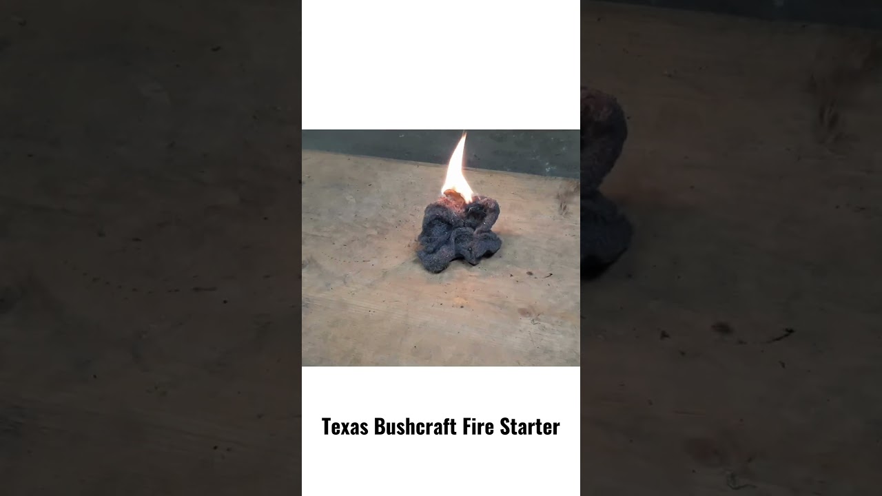 Fire Starter Texas Bushcraft #lifepreppd #firestarter