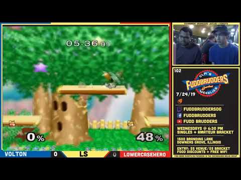 SSBM Volton vs Lowercasehero FuddBrudders 102