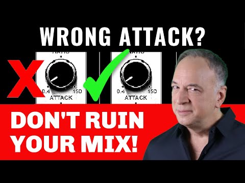 Attack and Release-The Wrong Attack Settings on a Compressor or Gate can Destroy a MIX