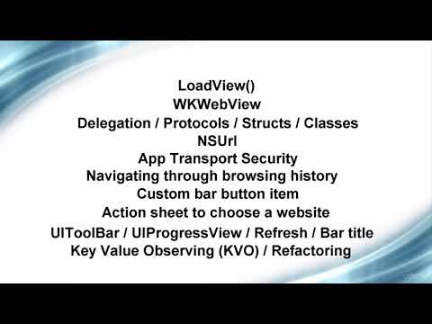 Hacking with Swift 2 - Beginner to Pro - Build 20 Apps : Web Browser Intro