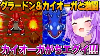 カイオーガ＆グラードンと激闘を繰り広げるおかゆん【猫又おかゆ ホロライブ】