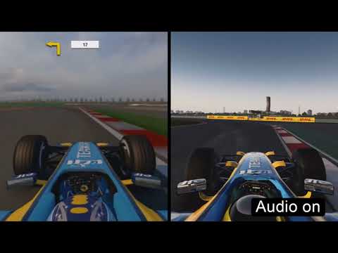 F1 Championship Edition VS F1 2017 (Renault R26 Comparison, China)