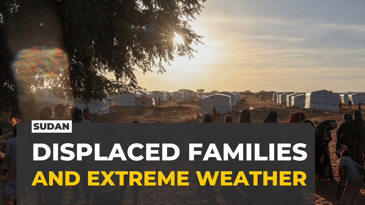 Rainy season adds to the misery for Sudan's displaced families