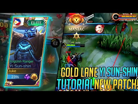 HOW TO USE GOLD LANE YI SUN-SHIN IN NEW PATCH!! | GOLD LANE TUTORIAL YI SUN-SHIN! | INSANE DAMAGE!!!