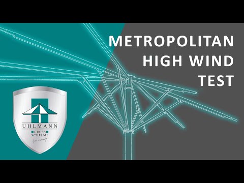 Uhlmann Umbrellas - Metropolitan High Wind Test