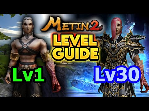 Metin2 ✶ LEVEL GUIDE: Lv1 to CL30 ✶ Where do you level with which EQ?