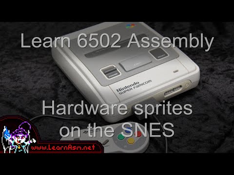 SNES Hardware sprites - 6502 ASM YQuest13