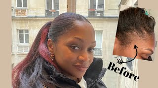 How I LOST my Edges! And regrew them back FAST! Easy Quick Tips for Hairline Regrowth!| Relaxed Hair