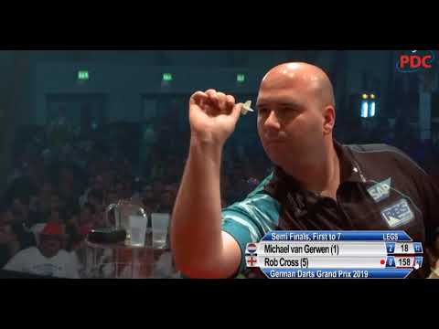 Michael van Gerwen vs Rob Cross German Darts Grand Prix 2019 Semi Final