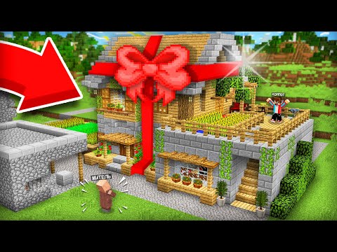 Я ПОДАРИЛ НОВЫЙ ДОМ СВОЕМУ СОСЕДУ В МАЙНКРАФТ | Компот Minecraft