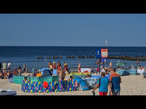 Dźwirzyno 24.08.2024 Plaża Atrakcje Wędrująca Wydma Patelnia
