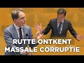 Rutte in het nauw door interruptie Van Houwelingen (FVD) over de baantjescarrousel