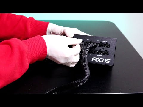 Installing a Fully Modular Power Supply Seasonic Focus 850w, Motherboard header cables