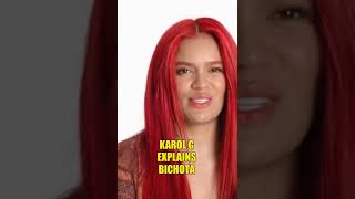 Download lagu KAROL G EXPLAINS BICHOTA #karolg  #shorts  #tqg  #bichota mp3
