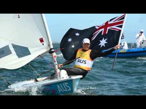 Tom Slingsby Win Australia's Gold Medal London Olympics in Laser Sailing Class