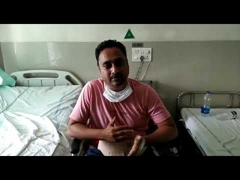 Lumbar spine disc key hole surgery : Happy Patient