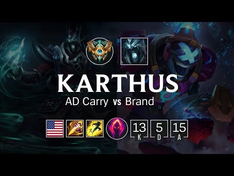Karthus Bot vs Brand - NA Challenger Patch 8.23