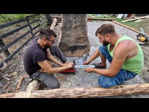 Continuăm treaba la reconstrucția foișorului de la casuta din padure !!