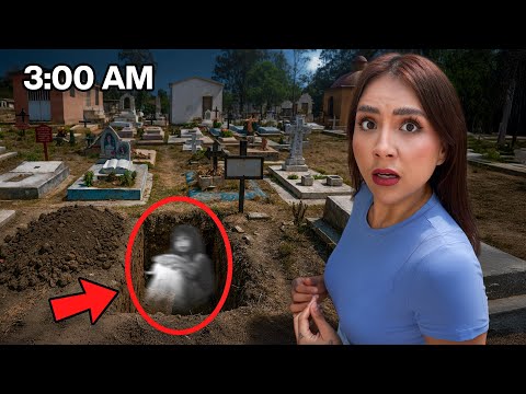 WE FOUND THE SPIRIT OF A GIRL IN A CEMETERY