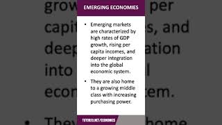 Emerging Markets | 60 Second Economics | A Level & IB