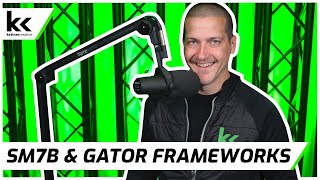 Video thumbnail for Shure SM7B & Gator Frameworks 3000 Boom Arm | In-Depth Review by Kettner Creative