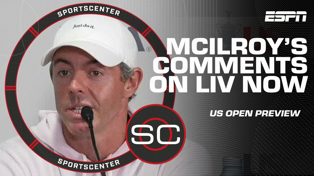 Rory McIlroy speaks ahead of the US Open 🗣️ 'LIV created a false economy' | SportsCenter