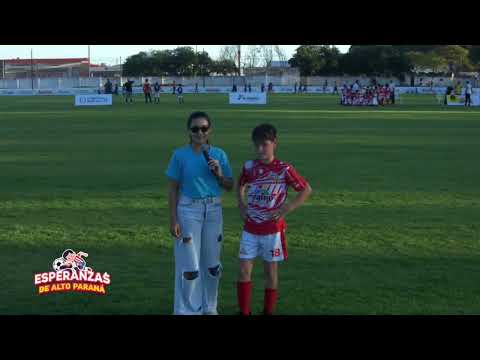 San Damián (PF) 4-0 Santa Rosa del M.A. Sub 10 fase de grupos Esperanzas Alto Paraná 2026.