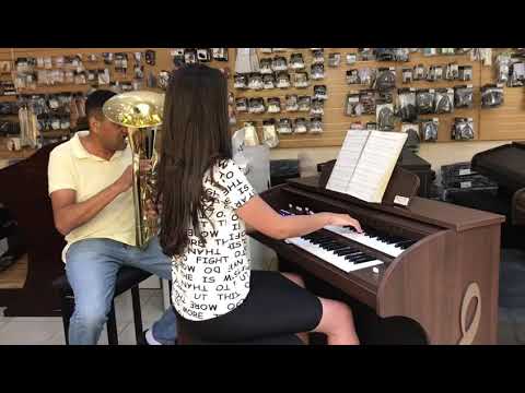 Órgão DIGITAL ACORDES Modelo Premium Acompanhado Pelo Bombardino MAGNUS