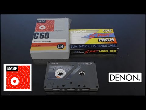 70s BASF "Letter Cassette" & Denon S-Port Type 2 Unwrapping And Review