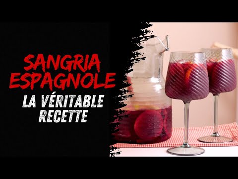 🍷 La Véritable Sangria Espagnole : Une Recette Authentique 🇪🇸