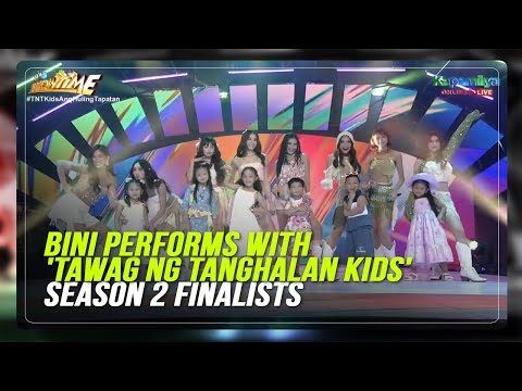 BINI performs with 'Tawag ng Tanghalan Kids' Season 2 finalists