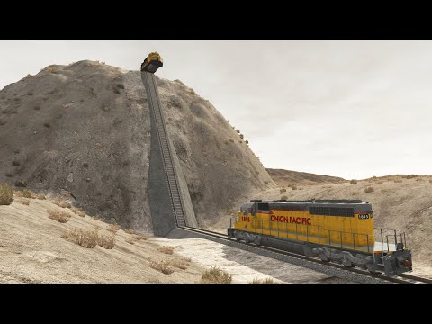 Trains vs Hill Climb | Train Accident | Train Crashes | BeamNG.Drive