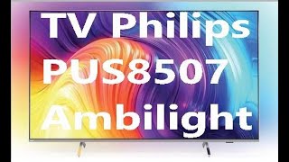 TV Philips 43PUS8507/12 Ambilight.Ersteinrichtung,Programme/Sender suchen und ordnen. Favoritenliste