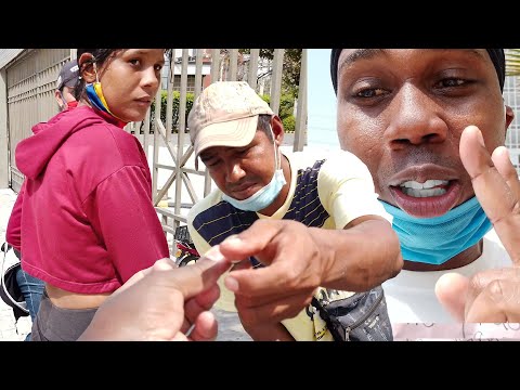 Surprising People with Money in Colombia Street during Pandemic