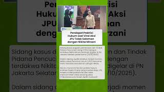 Pendapat Praktisi Hukum soal Viral Aksi JPU Tolak Salaman dengan Nikita Mirzani