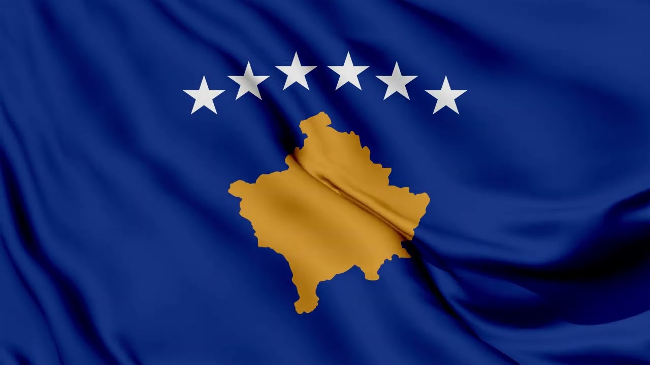 Kosovo Flag Waving Background | HD | FREE DOWNLOAD