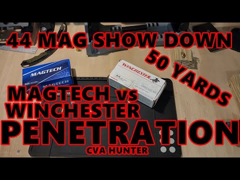 44 MAG MAGTECH vs WIN Penetration