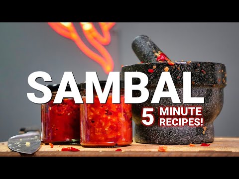 Sambal Recipes! Spicy and Delicious!🔥