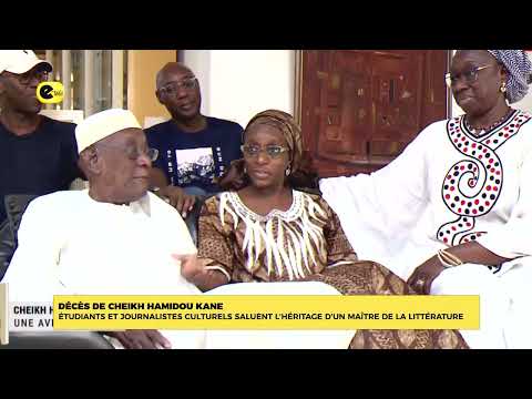 Décès de CHEIKH HAMIDOU KANE : étudiants et journalistes culturels saluent